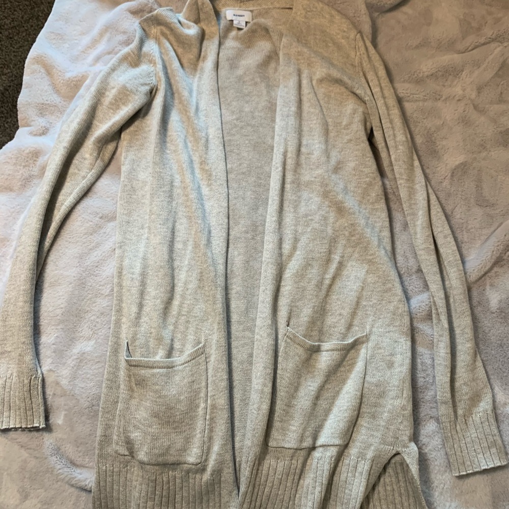 Two old navy size small tall cardigans